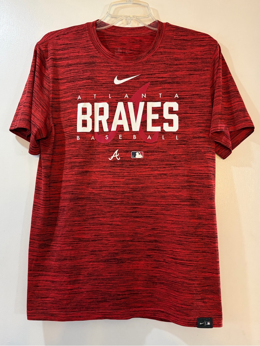Atlanta Braves Nike Authentic Collection Velocity Performance T-Shirt Sz M